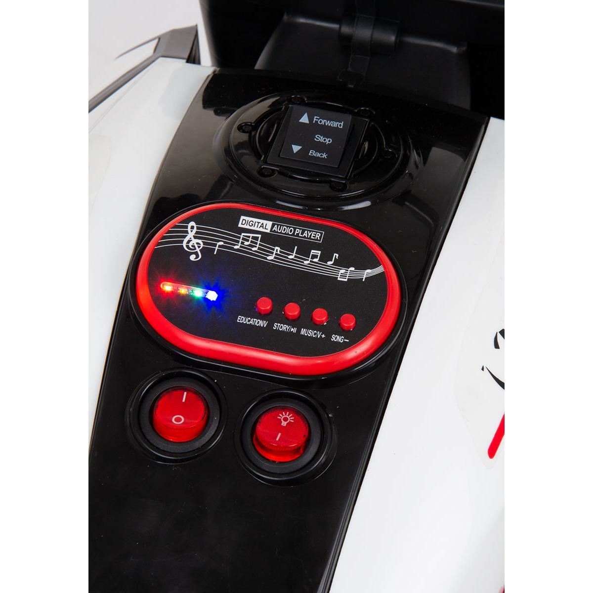 *****Motor na akumulator 3-kołowy biały 1033037