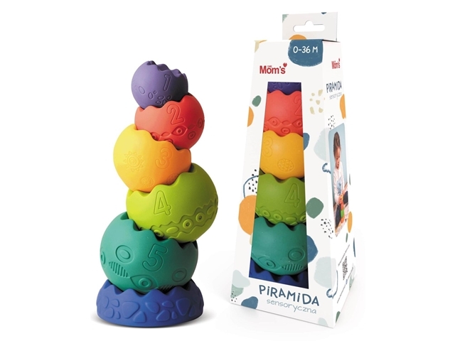 Piramida sensoryczna pastelowa 813 68130