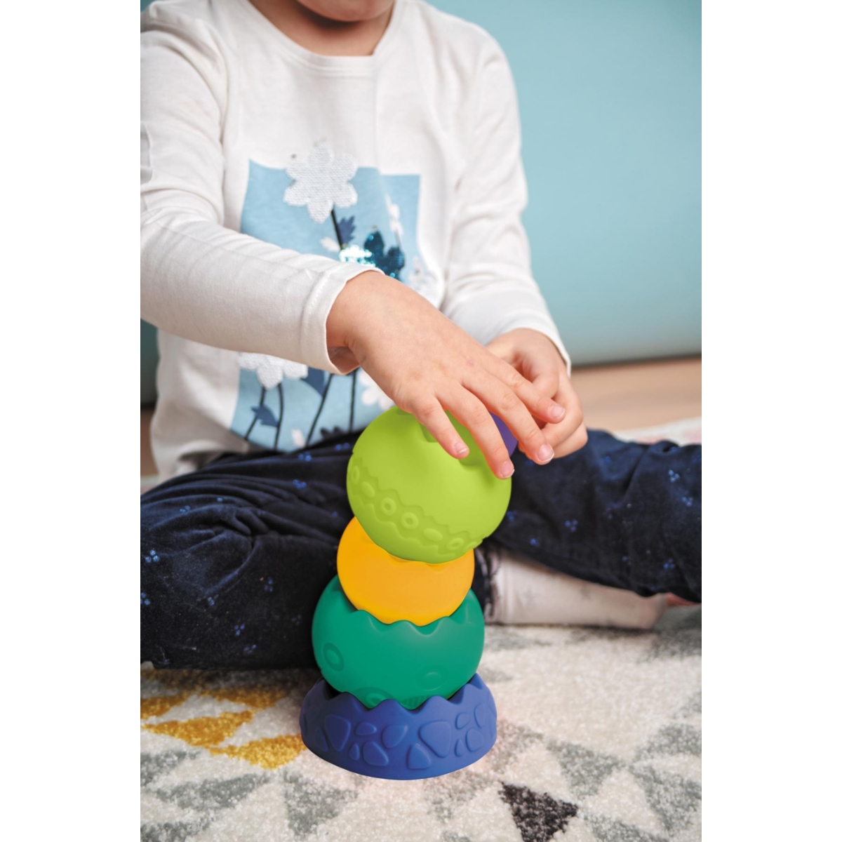 Piramida sensoryczna pastelowa 813 68130