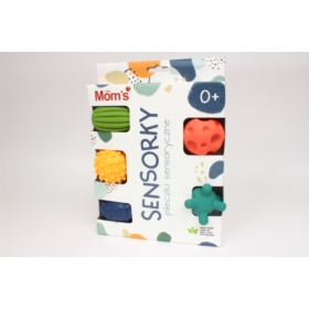 Piłeczki sensoryczne 5szt pastelowe 886 68864