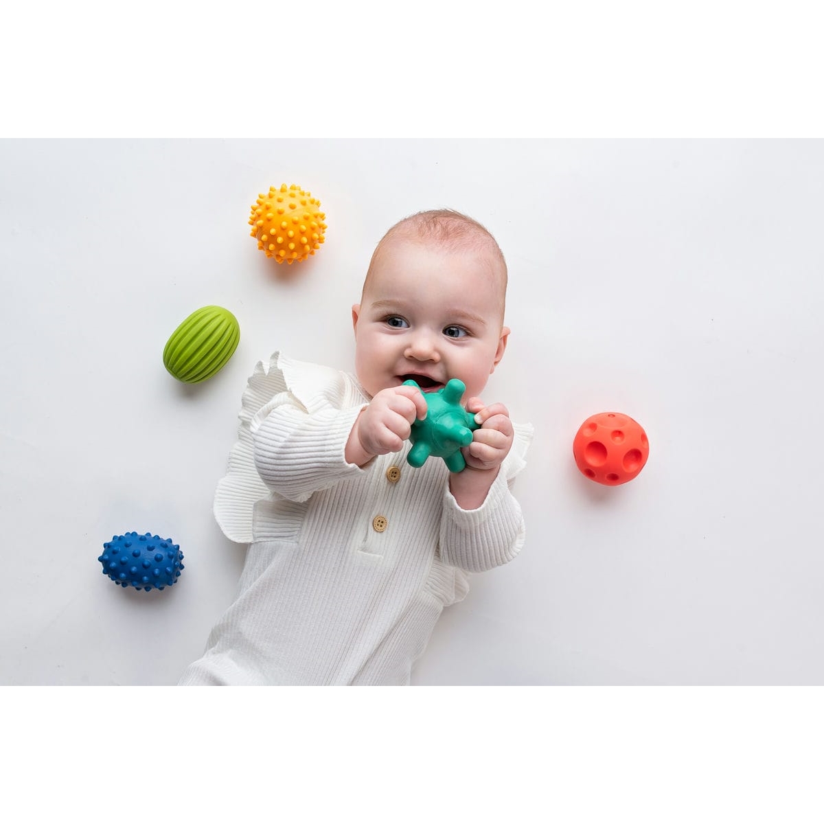 Piłeczki sensoryczne 5szt pastelowe 886 68864