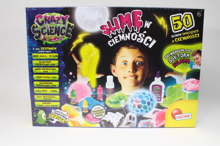 Lisciani Crazy Science Slime w ciemn.PL89239
