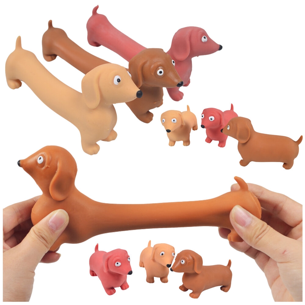 Gniotek Antystresowy Piesek Do Ściskania Brązowy B