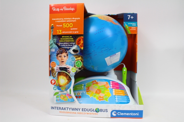 Interaktywny Edukacyjny Globus Eduglobus Clementon