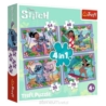 Puzzle - 4w1 - Szalony dzień Lilo and Stitch - Dis