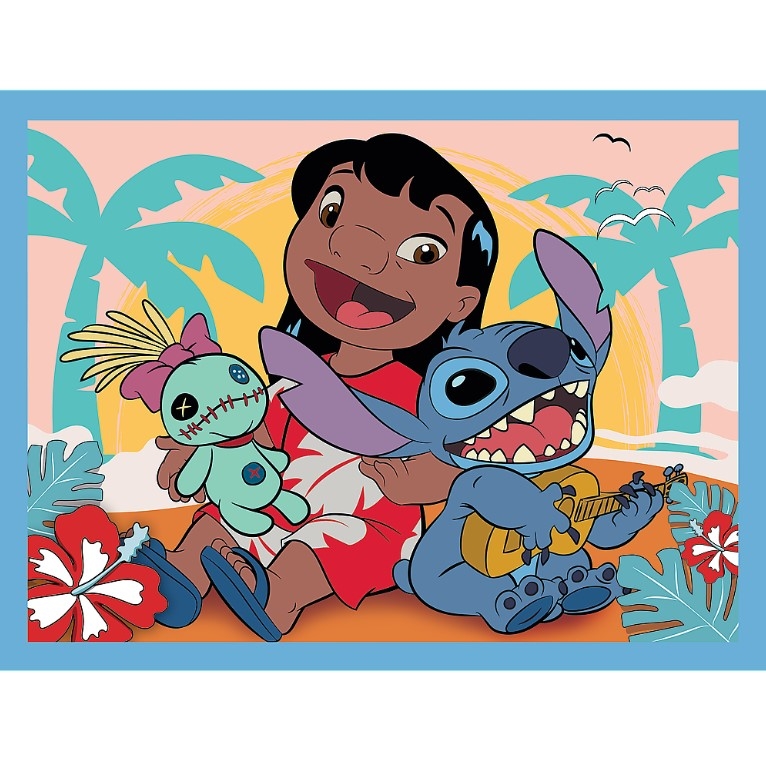 PUZZLE 2w1+memos Wesoły dzień Lilo_Stitch 93585
