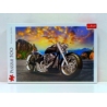 Puzzle 500 el. Czarny motocykl 37384