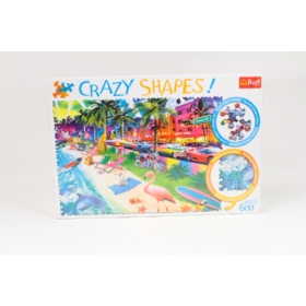 PUZZLE 600 Crazy Shapes Plaża w Miami 11132