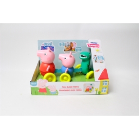 TOMY Świnka Peppa rodzinka do ciągnięcia E73527 /3