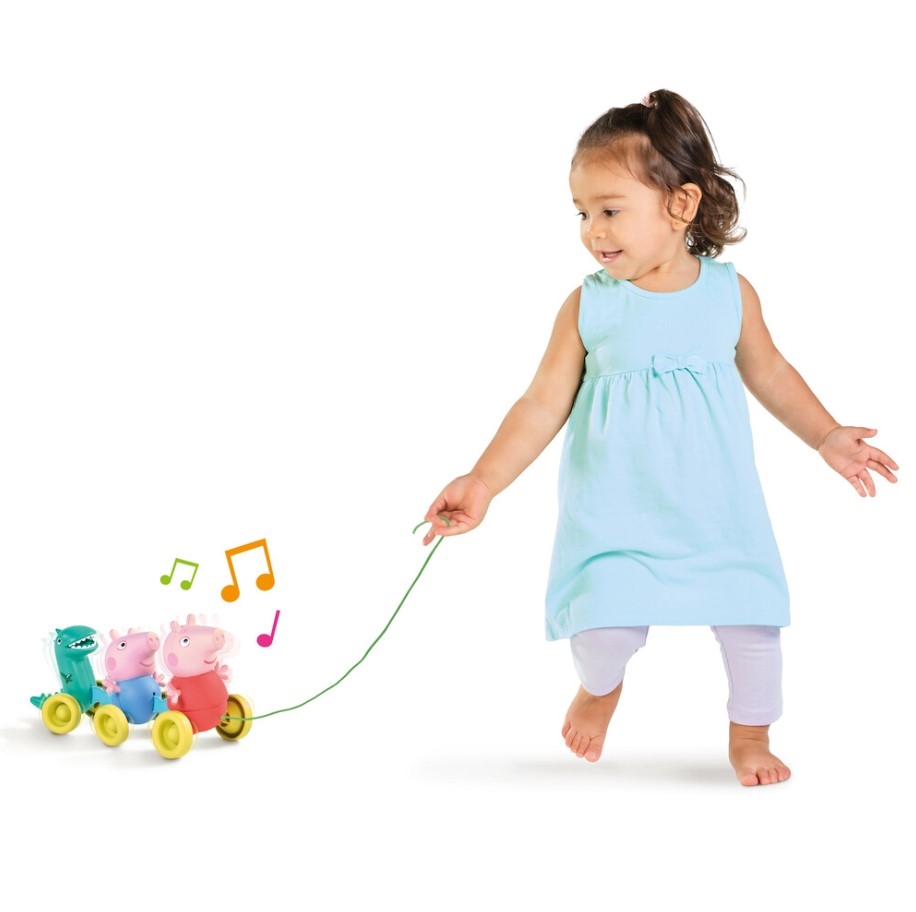 TOMY Świnka Peppa rodzinka do ciągnięcia E73527 /3