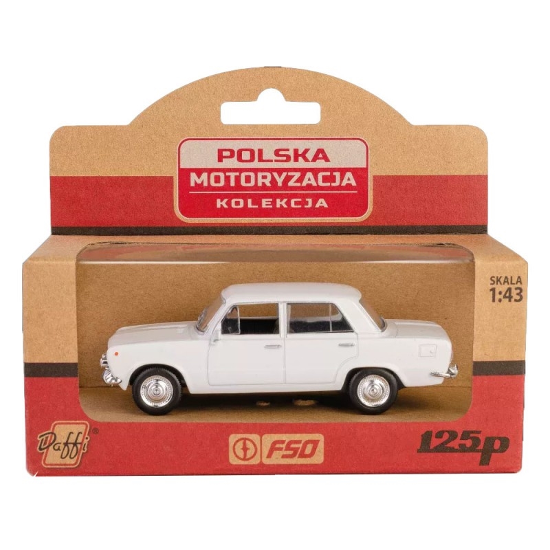 Model PRL Fiat 125p biały K-585 15859