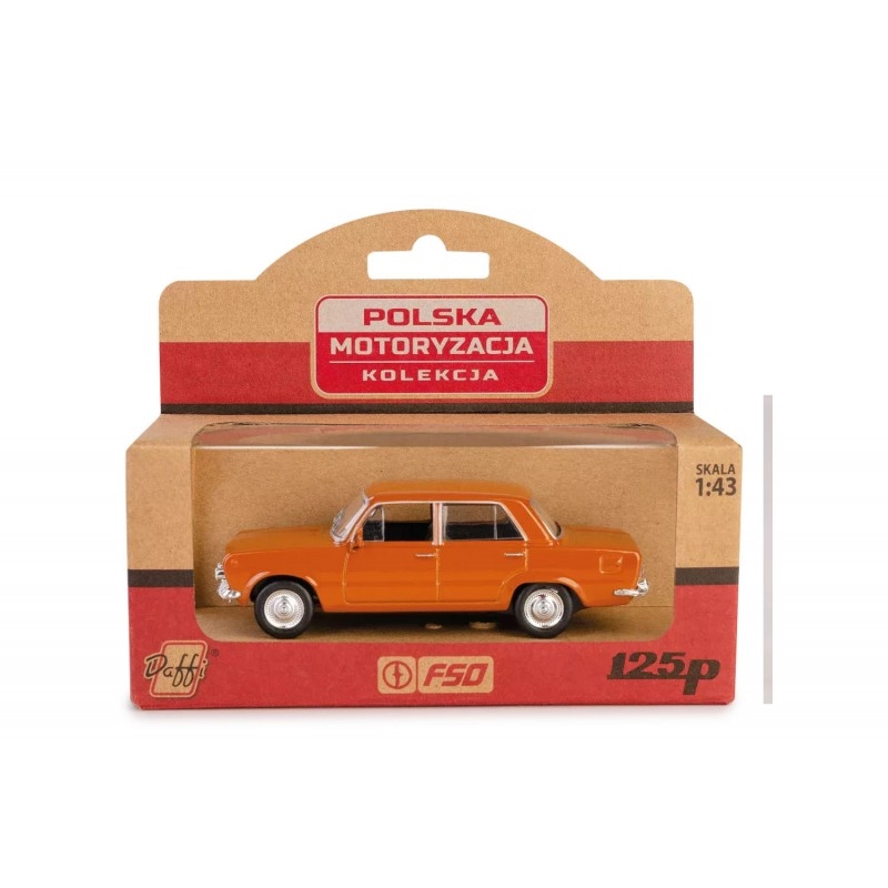 Model PRL Fiat 125p brązowy K-588 15880