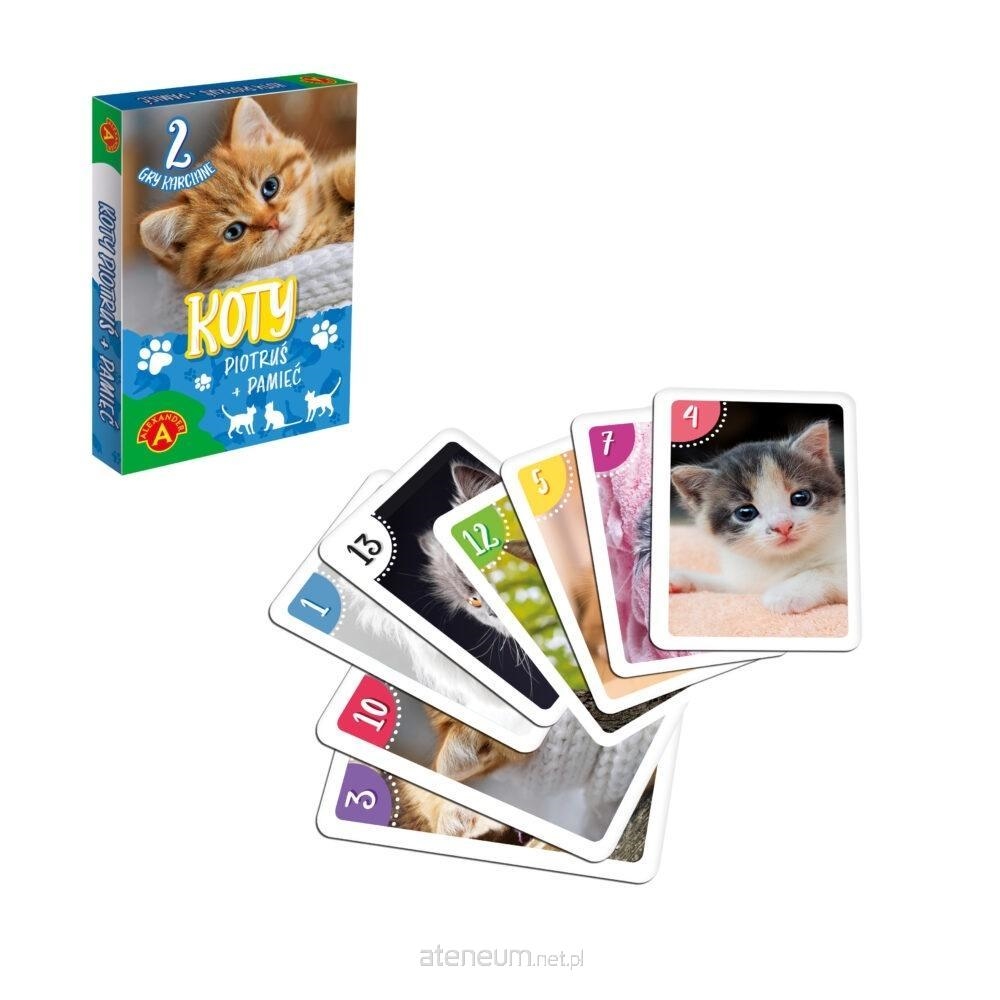 Karty piotruś + pamięć - koty 27822