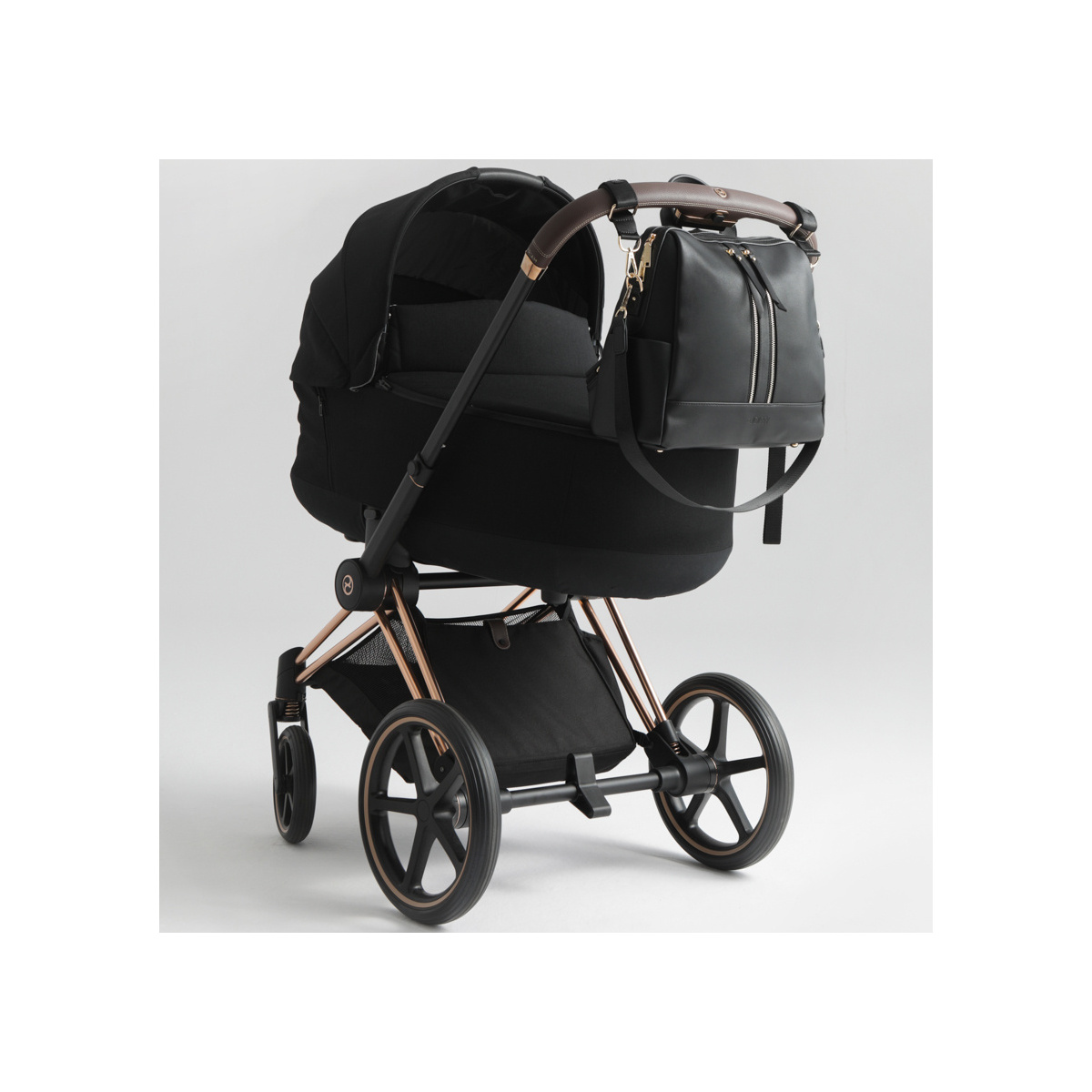 JOISSY TORBA/PLECAK MINI BLACK / GUM METAL