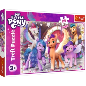 PUZZLE MAXI 24 Wesoły dzień kucyków MLP 14355