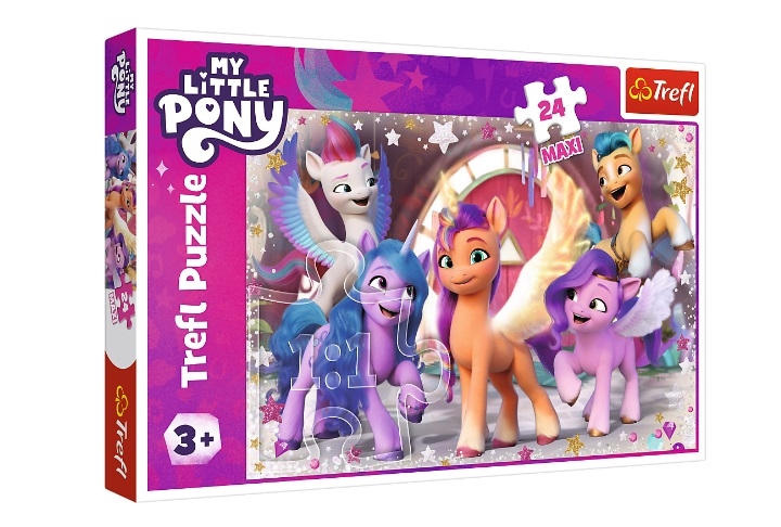 PUZZLE MAXI 24 Wesoły dzień kucyków MLP 14355
