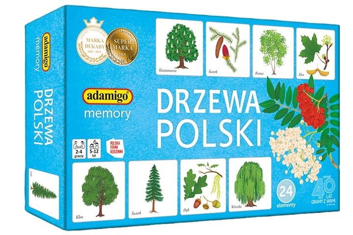 Drzewa Polski Gra memory 07882