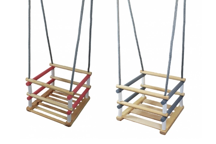 Huśtawka drewniana kolor Bączek 05538