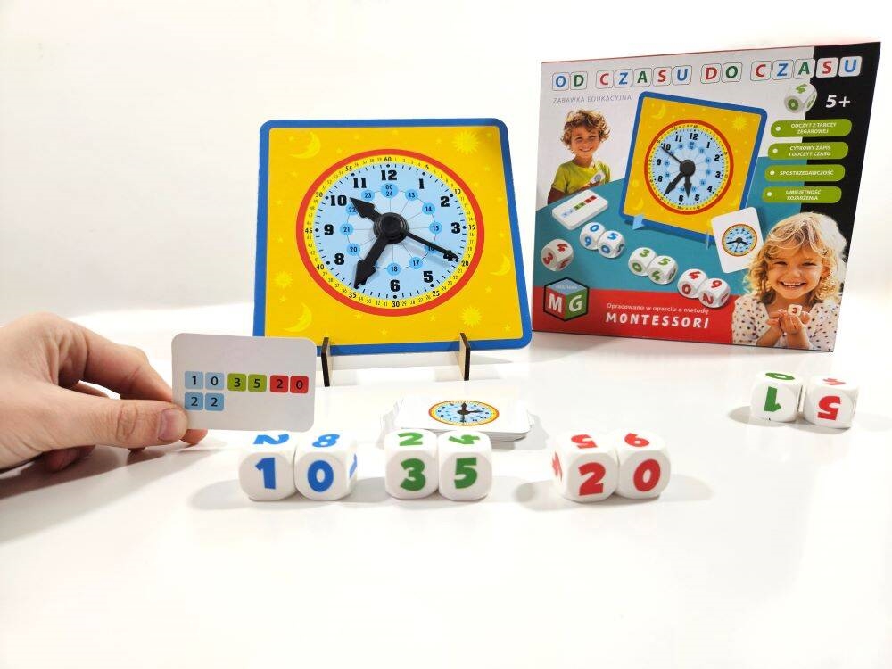 Gra Montessori Od czasu do czasu Nauka czasu 05921
