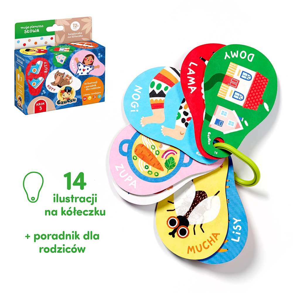 CzuCzu Moje pierwsze słowa 12m+ książ.n/kół.97105