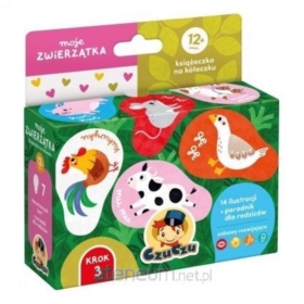 CzuCzu Moje zwierzątka 12m+ książ.n/kół.97112