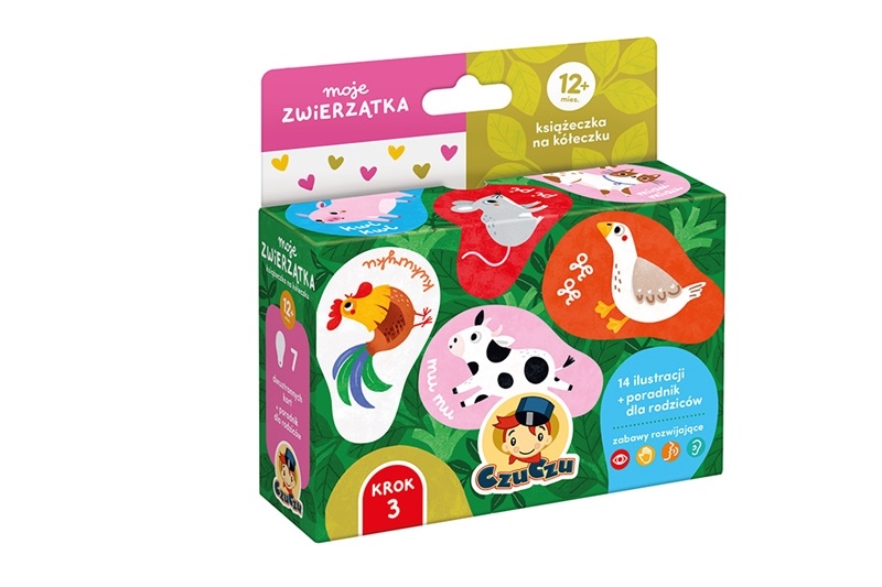 CzuCzu Moje zwierzątka 12m+ książ.n/kół.97112