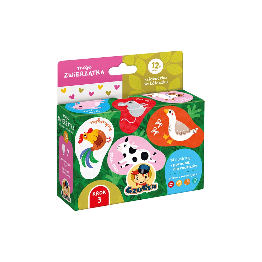 CzuCzu Moje zwierzątka 12m+ książ.n/kół.97112