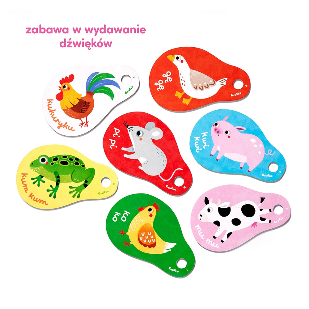 CzuCzu Moje zwierzątka 12m+ książ.n/kół.97112