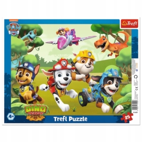 PUZZLE Ramkowe 25 Wyczynowe triki piesków 31429