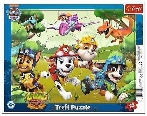 PUZZLE Ramkowe 25 Wyczynowe triki piesków 31429