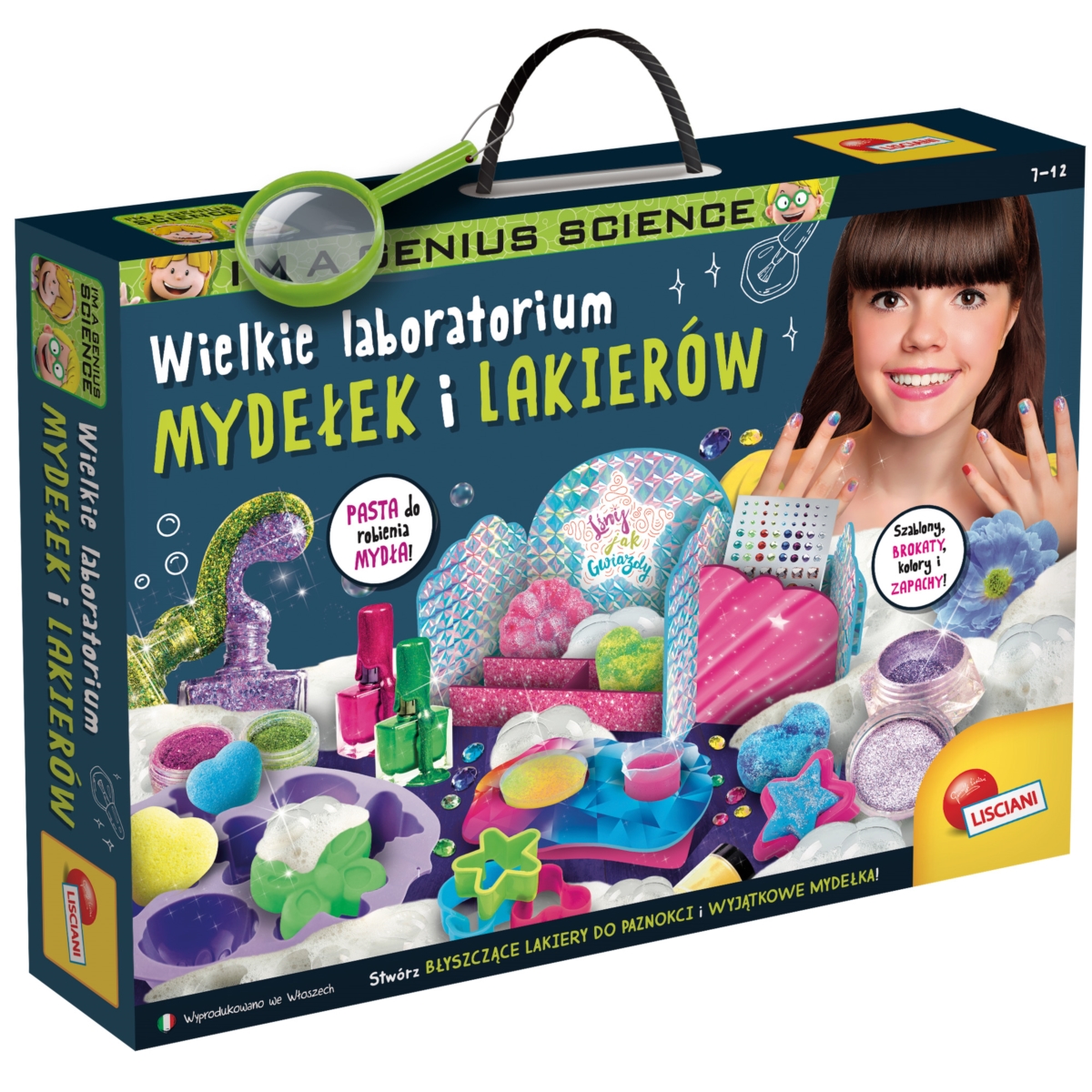 Lisciani wielkie laborat.mydełka/lakiery PL103133