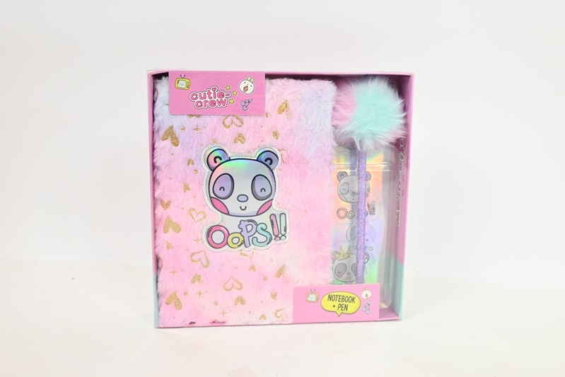 CUTIE CREW notes pluszowy+długopis CC60346 15708