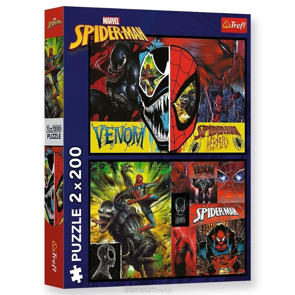 PUZZLE 2x200 Dzień i noc Spidermana 13314