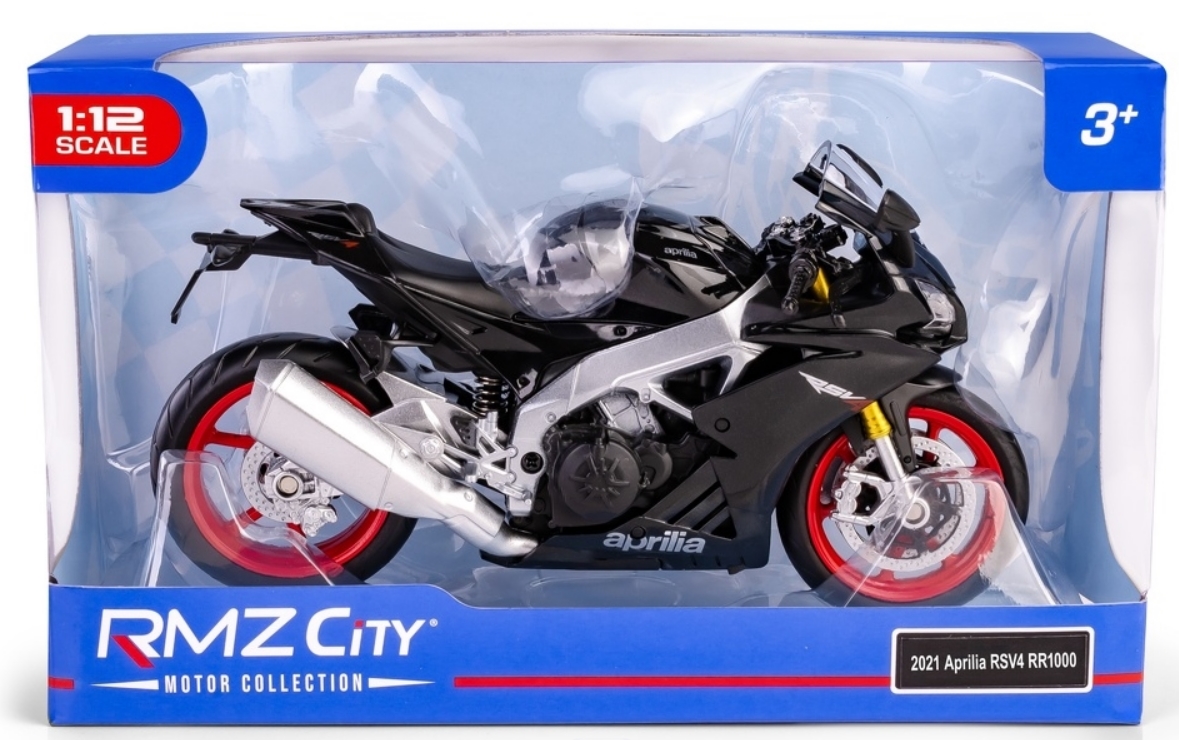 Model RMZ Hobby 1:12 ApriliaRSV4 black H-133 81338