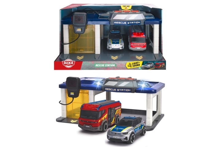 Dickie stacja ratownicza+2 pojazdy 371-6026