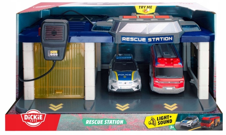 Dickie stacja ratownicza+2 pojazdy 371-6026