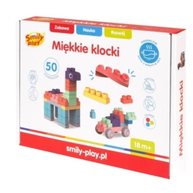 SMILY PLAY MIĘKKIE KLOCKI 50EL