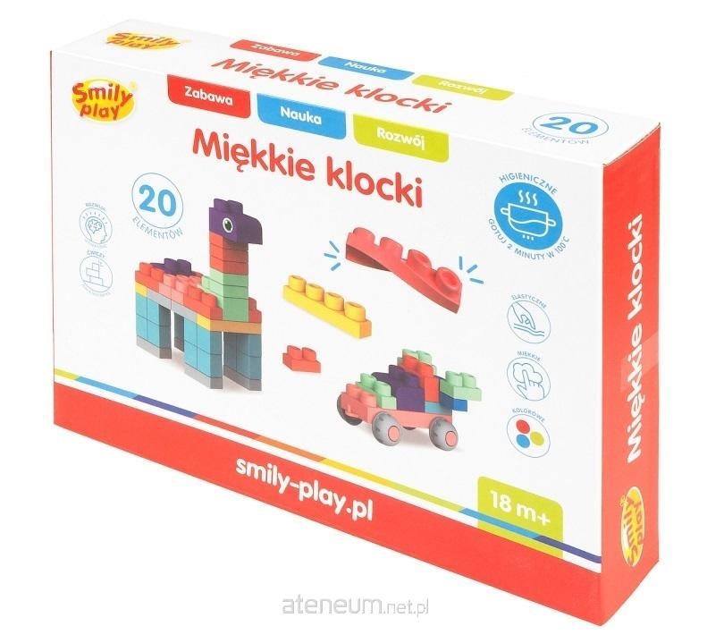 SMILY PLAY MIĘKKIE KLOCKI 20EL
