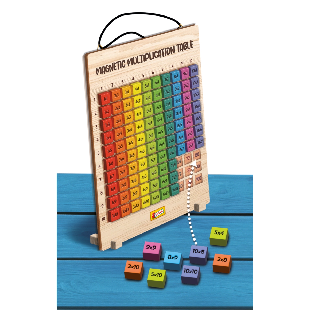 Lisciani Im a genius drewn.magnet.tabl.mnoż.08145