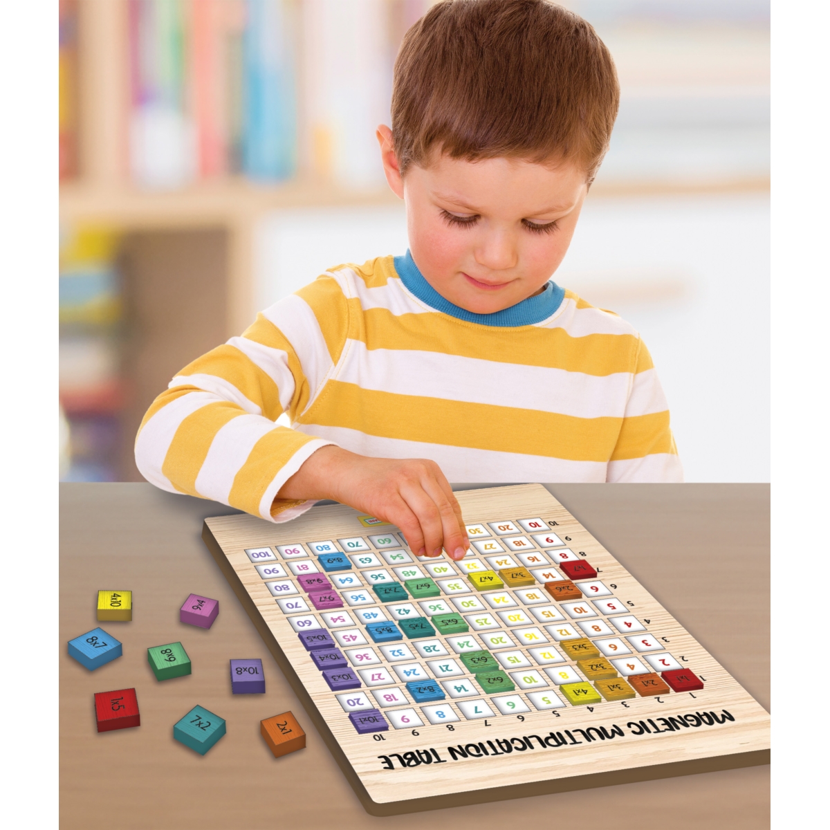 Lisciani Im a genius drewn.magnet.tabl.mnoż.08145