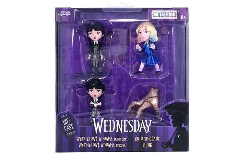 JADA Wednesday figurka metal 6,cm 4pak 325-2040