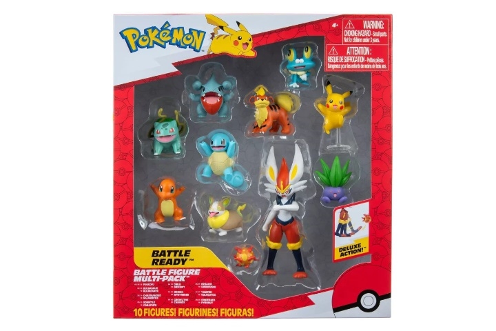 POKEMON Battle Ready zest 10 figurek PKW2855