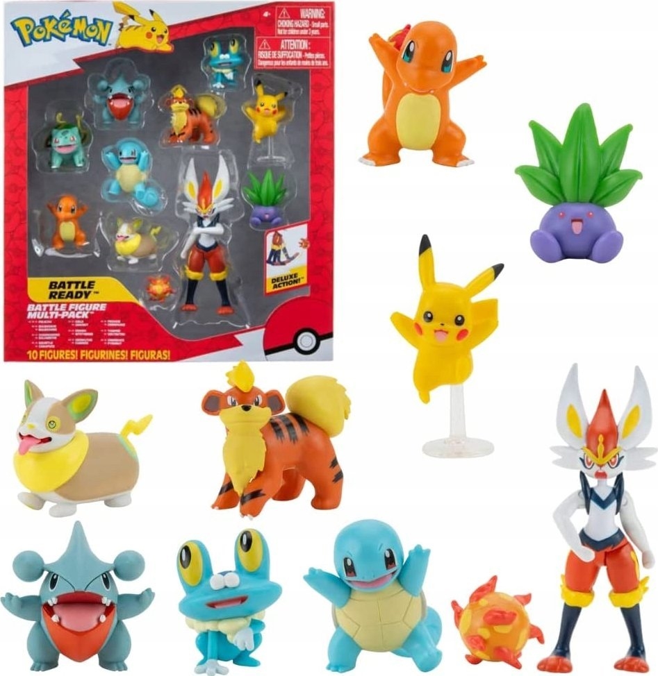 POKEMON Battle Ready zest 10 figurek PKW2855