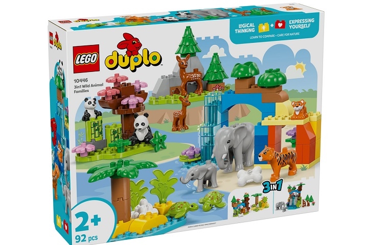 10446 LEGO DUPLO RODZINY DZIKICH ZWIERZĄT 3W1