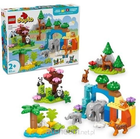 10446 LEGO DUPLO RODZINY DZIKICH ZWIERZĄT 3W1
