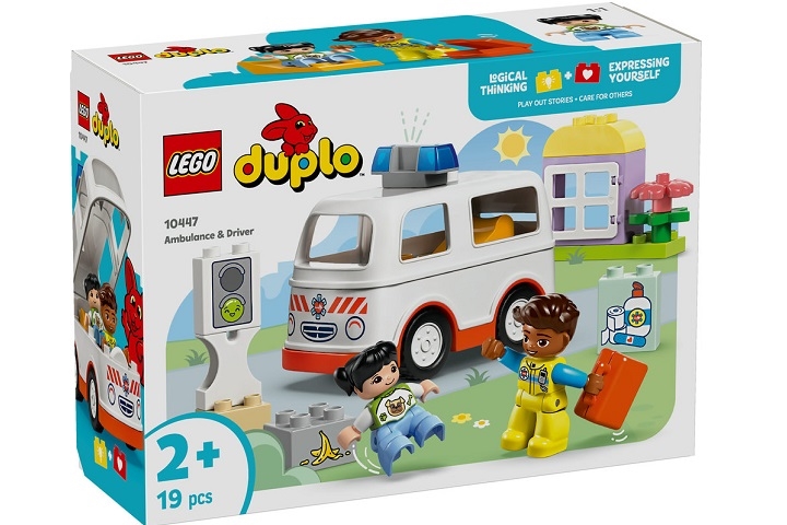10447 LEGO DUPLO KARETKA Z KIEROWCĄ