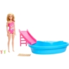 *****Barbie lalka z basenem+zjeżdżalnia HRJ74 /4
