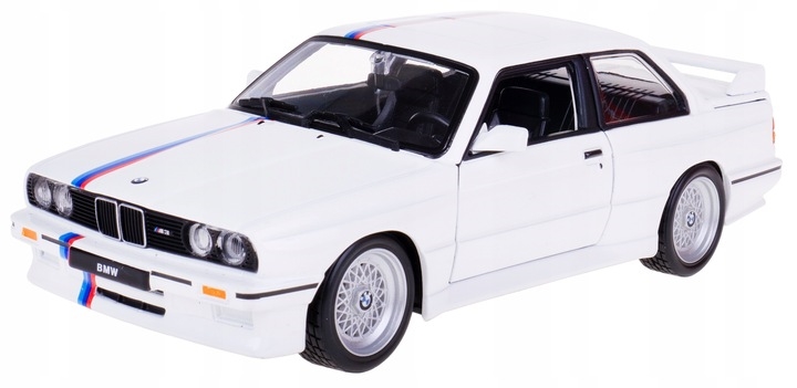 BBU 1:24 BMW M3 E30 1988 white 21100WT 14309