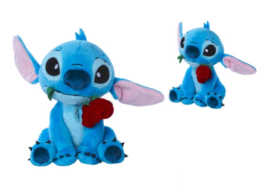 DISNEY Stitch z różą 25cm 587-0178