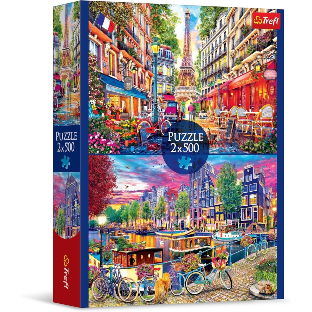 PUZZLE 2x500 Europejskie stolice 37496